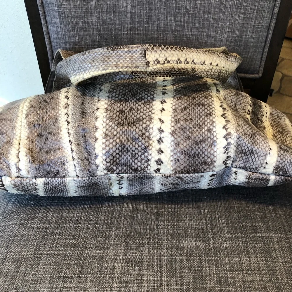 👜Beirn Jenna Watersnake Tote Natural
